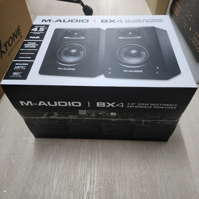 B STOCK (BS-593) M-Audio BX4 Graphite 4.5-inch Active Studio Monitors - Pair