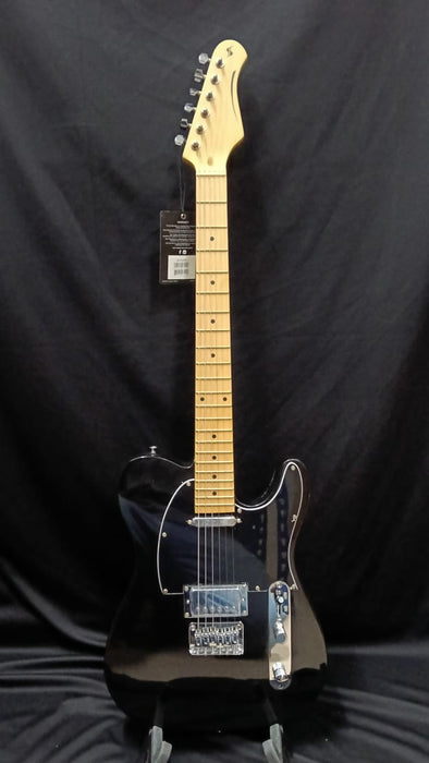 B STOCK (BS-605) Stagg SET-PLUS BK Vintage "T" Series - Plus Electric Guitar - Black (SETPLUS / SET PLUS)