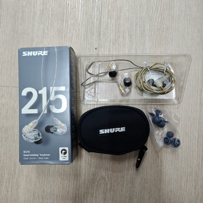 B STOCK (BS-617) Shure SE215 Sound Isolating Earphones - Clear