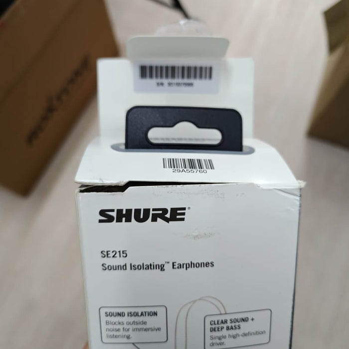 B STOCK (BS-617) Shure SE215 Sound Isolating Earphones - Clear