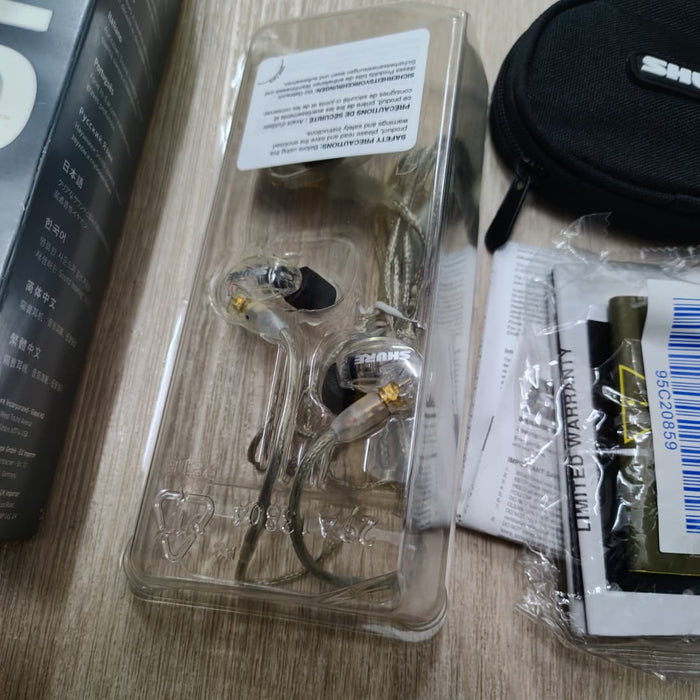 B STOCK (BS-617) Shure SE215 Sound Isolating Earphones - Clear