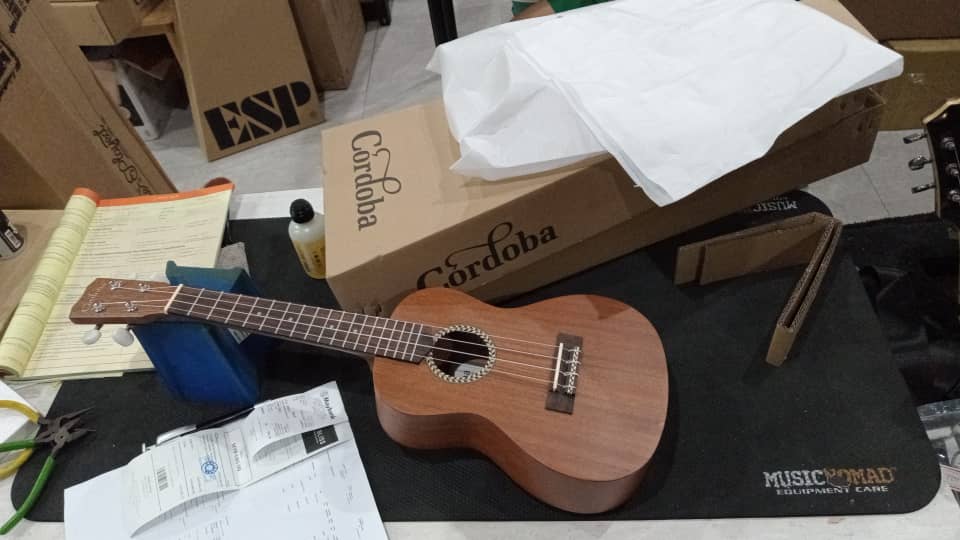 B STOCK (BS-63) Cordoba 20CM Mahogany Concert Ukulele - Mahogany Top, Mahogany back and sides
