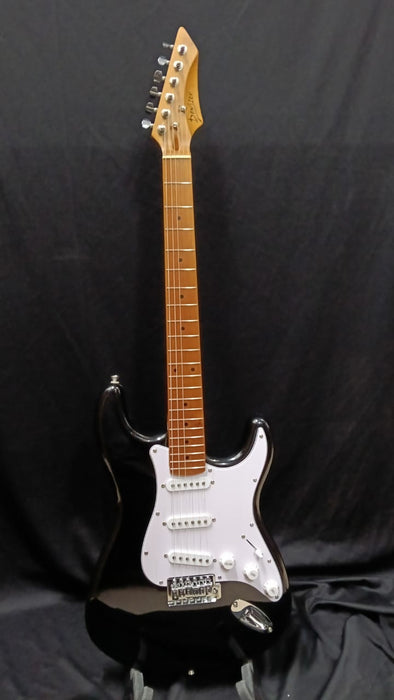 B STOCK (BS-630) Deviser L-G2 Stratocaster Body SSS Electric Guitar - Black