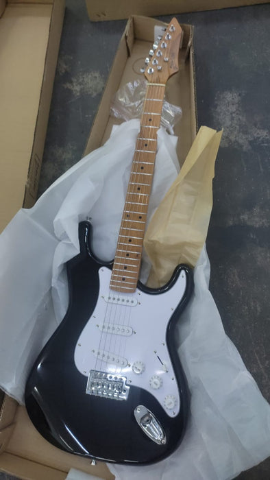 B STOCK (BS-630) Deviser L-G2 Stratocaster Body SSS Electric Guitar - Black