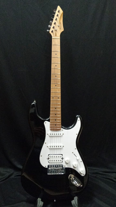 B STOCK (BS-631) Deviser L-G2S Stratocaster Body HSS Electric Guitar - Black