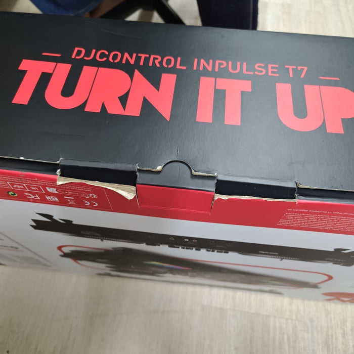 B STOCK (BS-643) Hercules DJ DJControl Inpulse T7 2-deck Motorized DJ Controller | Full DJ Software DJUCED &amp; Serato DJ Lite Included