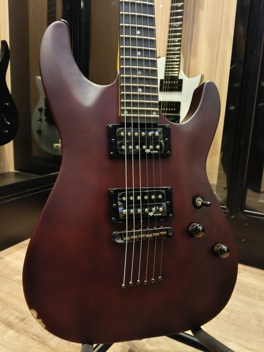 B STOCK (BS-645) Schecter SGR C-1 - Walnut Satin (C1) (3846)