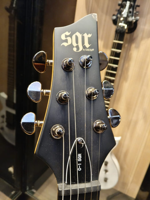 B STOCK (BS-645) Schecter SGR C-1 - Walnut Satin (C1) (3846)