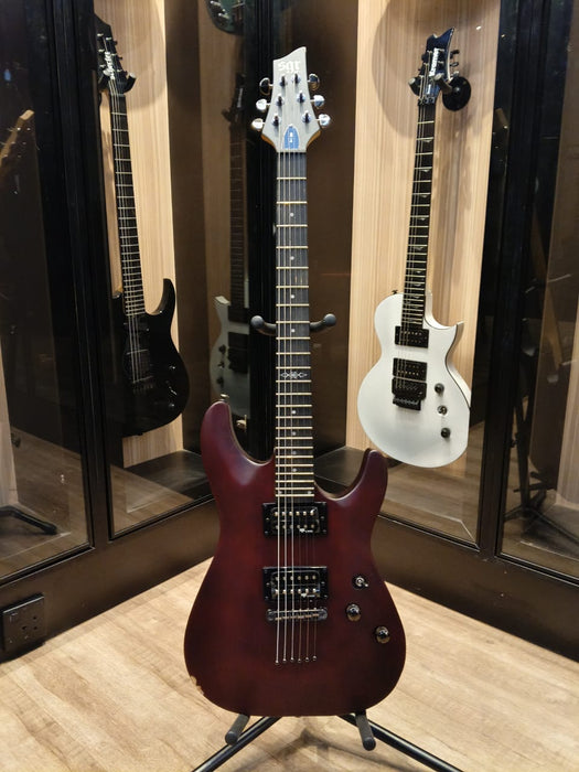 B STOCK (BS-645) Schecter SGR C-1 - Walnut Satin (C1) (3846)