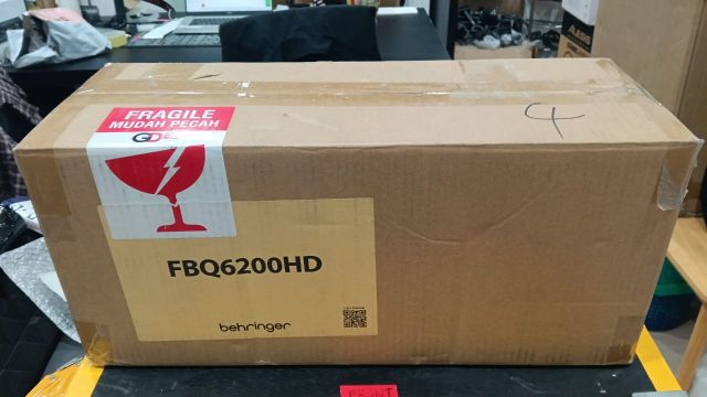 B STOCK (BS-672) Behringer FBQ6200HD 31-band Stereo Graphic Equalizer