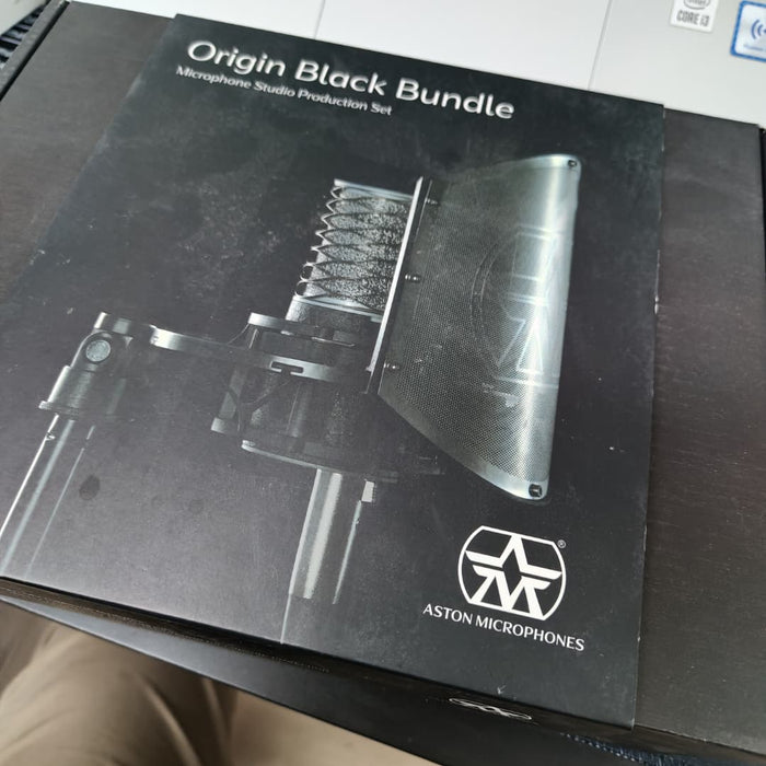 B STOCK (BS-673) Aston Microphone Origin Black Bundle Large-diaphragm Condenser Microphone