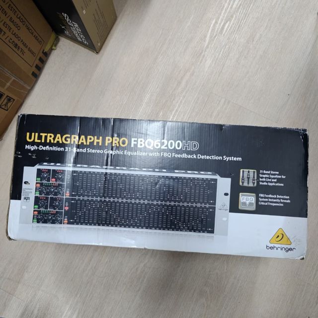 B STOCK (BS-681) Behringer FBQ6200HD 31-band Stereo Graphic Equalizer
