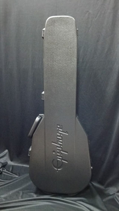 B STOCK (BS-694) Epiphone Adam Jones Les Paul Custom Art Collection Electric Guitar, Case Included - Korin Faught's, "Sensation" - Antique Silverburst