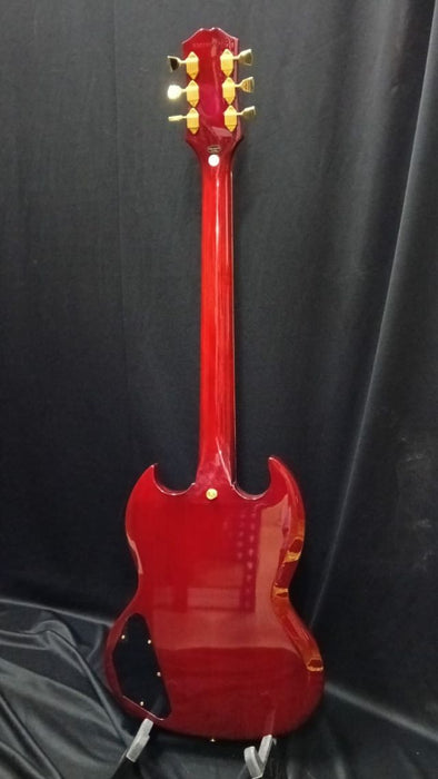 B STOCK (BS-695) Epiphone Joe Bonamassa 1963 SG Custom (Incl. Hard Case) - Dark Wine Red