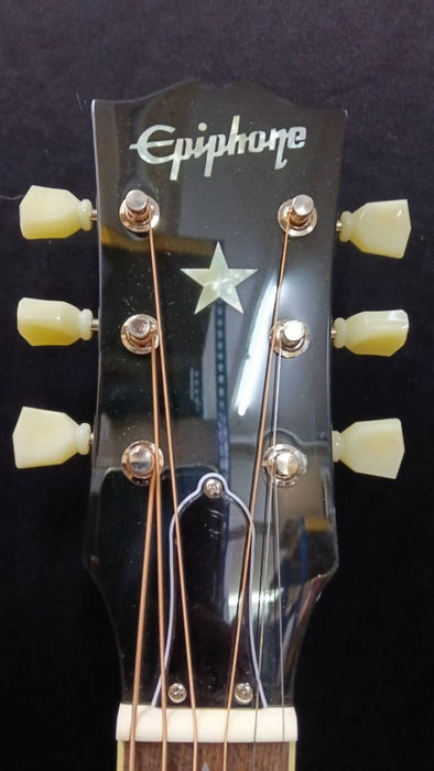 B STOCK (BS-696) (Epiphone Inspired by Gibson Custom) Epiphone J-180 LS Acoustic-Electric Guitar - Ebony