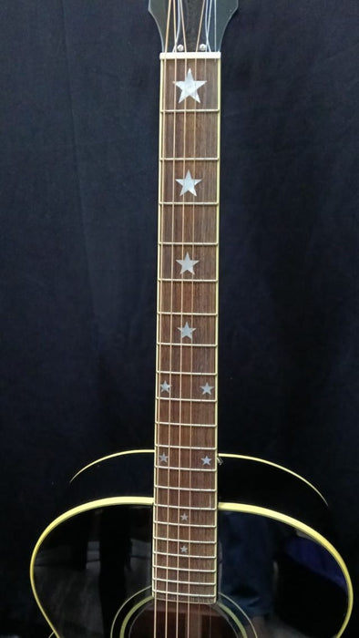 B STOCK (BS-696) (Epiphone Inspired by Gibson Custom) Epiphone J-180 LS Acoustic-Electric Guitar - Ebony