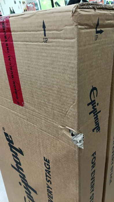 B STOCK (BS-697) Epiphone Jimi Hendrix "Love Drops" Flying V (Incl. Hard Case) - Ebony