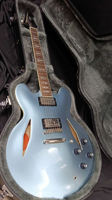 B STOCK (BS-698) Epiphone Dave Grohl DG-335 Semi-hollowbody Electric Guitar - Pelham Blue