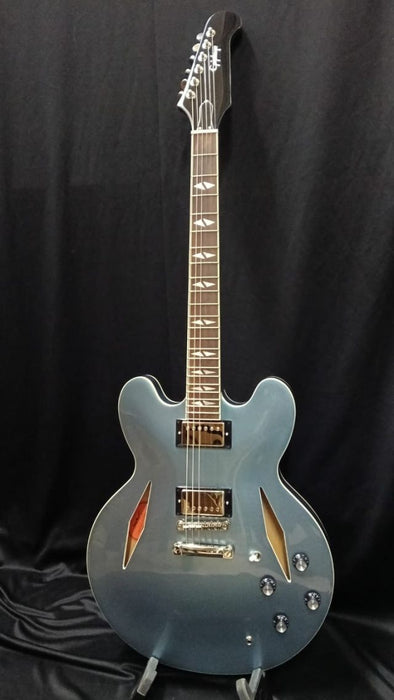 B STOCK (BS-698) Epiphone Dave Grohl DG-335 Semi-hollowbody Electric Guitar - Pelham Blue