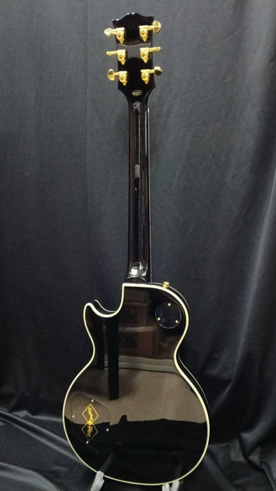 B STOCK (BS-699) (Epiphone Inspired by Gibson Custom) Epiphone Les Paul Custom Electric Guitar - Ebony
