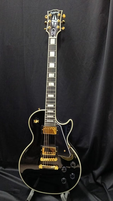B STOCK (BS-699) (Epiphone Inspired by Gibson Custom) Epiphone Les Paul Custom Electric Guitar - Ebony
