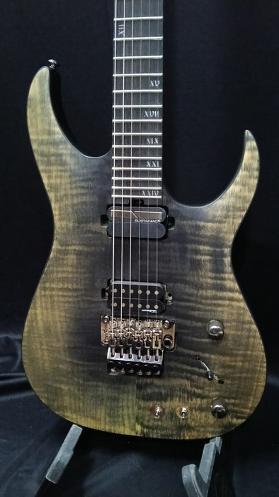 B STOCK (BS-701) Schecter Banshee Mach-6 FR-S Electric Guitar - Fallout Burst
