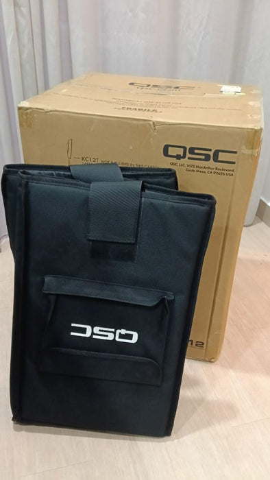 B STOCK (BS-705) QSC KC12 3000W Active 3-Way Portable Column-Array PA System with Subwoofer - Black