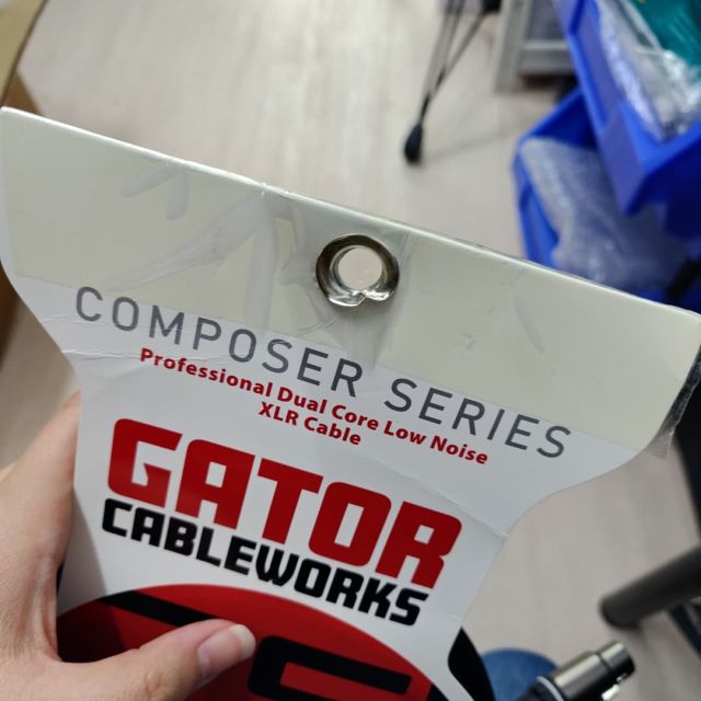 B STOCK (BS-711) Gator GCWC-XLR-75 Composer Series 75 Foot XLR Microphone Cable