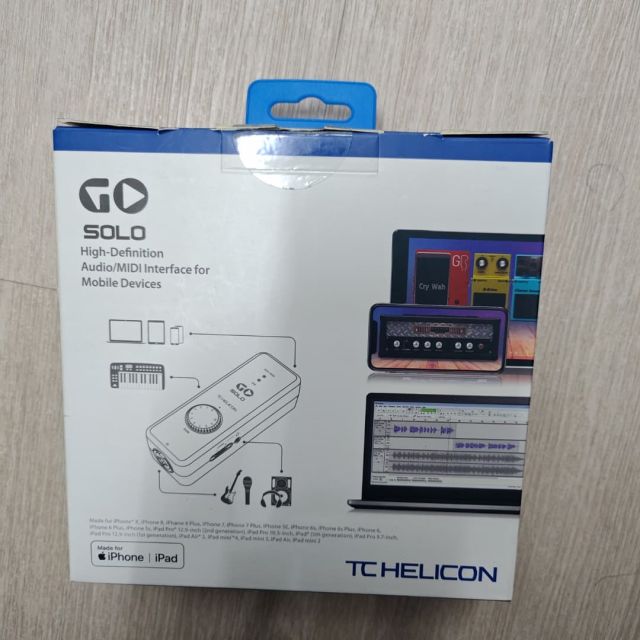 B STOCK (BS-712) TC-Helicon GO SOLO Audio/MIDI Interface for Mobile Devices