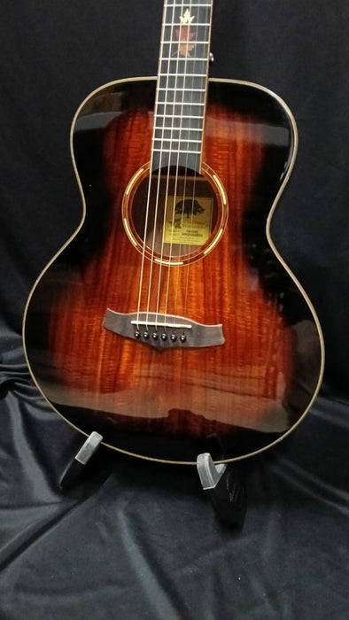 B STOCK (BS-715) Tanglewood TWX1EK Mini Folk with Premium Plus EQ System All Figured Koa - Autumn Burst Gloss
