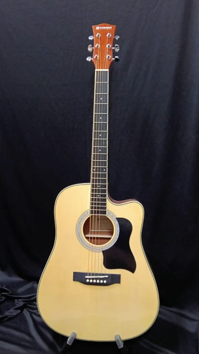 B STOCK (BS-716) Caesar X-416C-N Budget Beginner 41-inch Cutaway Body Acoustic Guitar - Natural