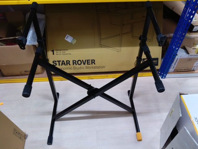 B STOCK (BS-725) Hercules KS210B EZ-LOK Double Tier X Keyboard Stand