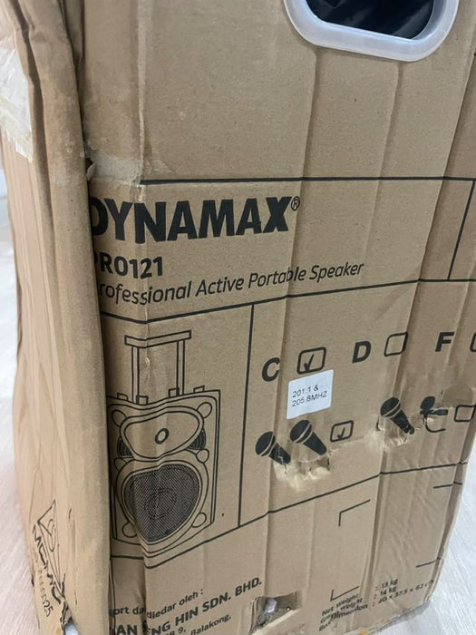 Dynamax PRO121C 12" Active Speaker with USB, Bluetooth and 2 x Handheld Microphone
