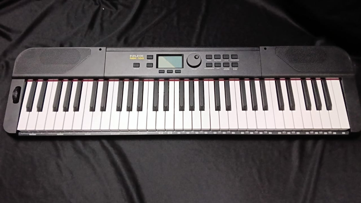 B STOCK (BS-740) NUX NEK-100 61 Keys Portable Digital Electronic Keyboard with Touch Response and Bluetooth