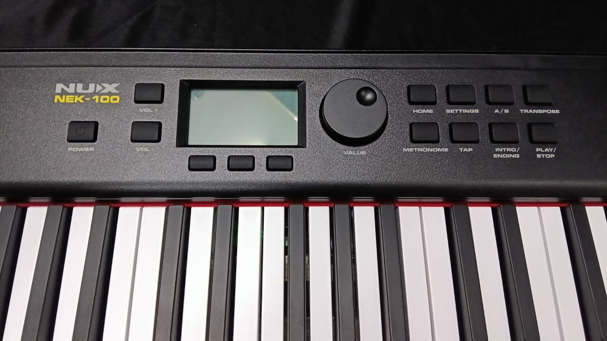 B STOCK (BS-740) NUX NEK-100 61 Keys Portable Digital Electronic Keyboard with Touch Response and Bluetooth