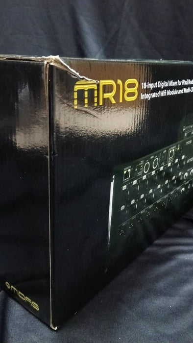 B STOCK (BS-745) Midas MR18 18-Input Digital Mixer for iPad/Android Tablets
