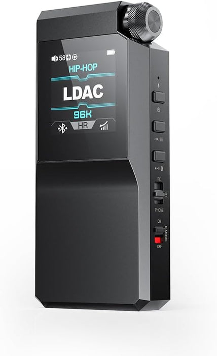 Fiio BTR17 Flagship Portable Bluetooth Dac and Headphone Amplifier Dual ES9069Q2 DAC - Black