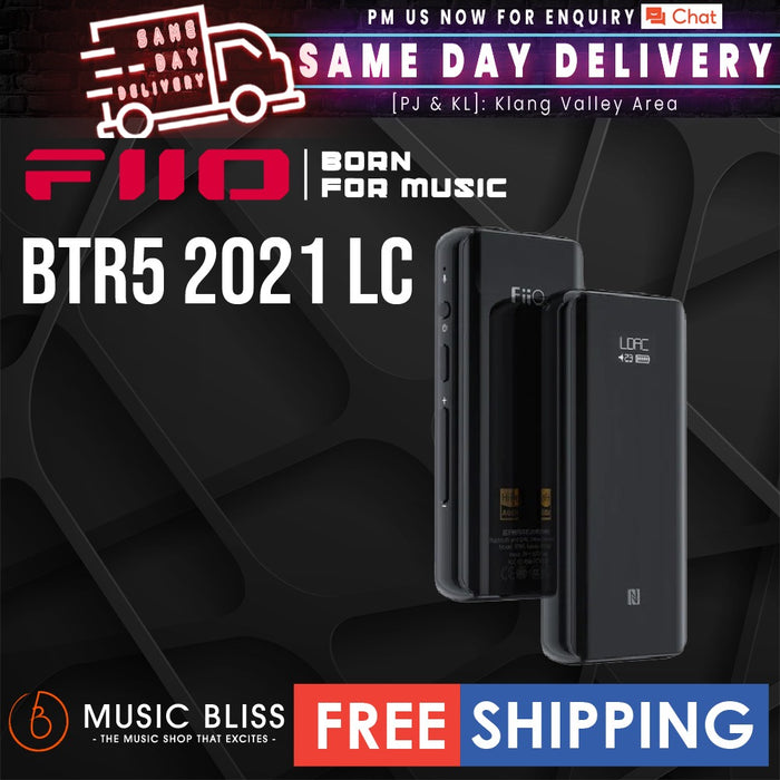 FiiO BTR5 Bluetooth Headphone Amplifier (2021 Edition) - Music Bliss Malaysia
