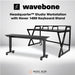 Wavebone Headquarter Studio Workstation Desk with Hover 1400 (Black) - Music Bliss Malaysia