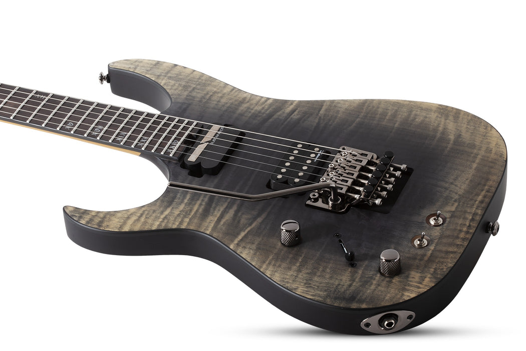 Schecter Banshee Mach-6 FR-S Left-Handed Electric Guitar - Fallout Burst