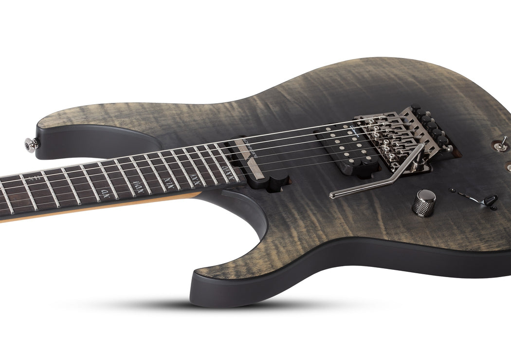 Schecter Banshee Mach-6 FR-S Left-Handed Electric Guitar - Fallout Burst