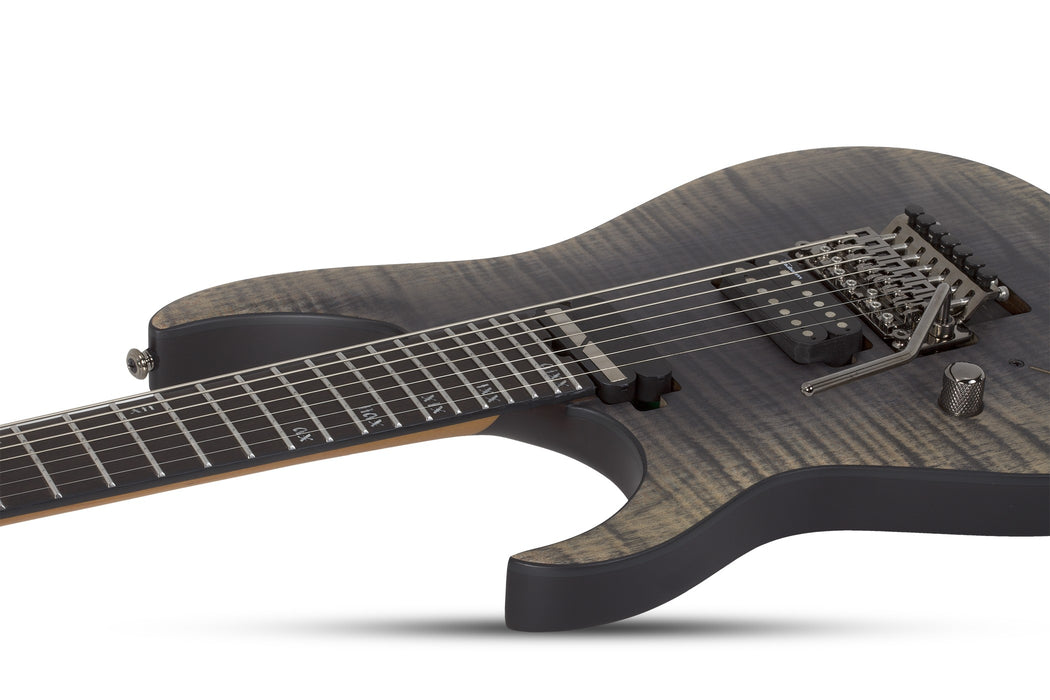 Schecter Banshee Mach-7 FR-S Left-Handed Electric Guitar - Fallout Burst