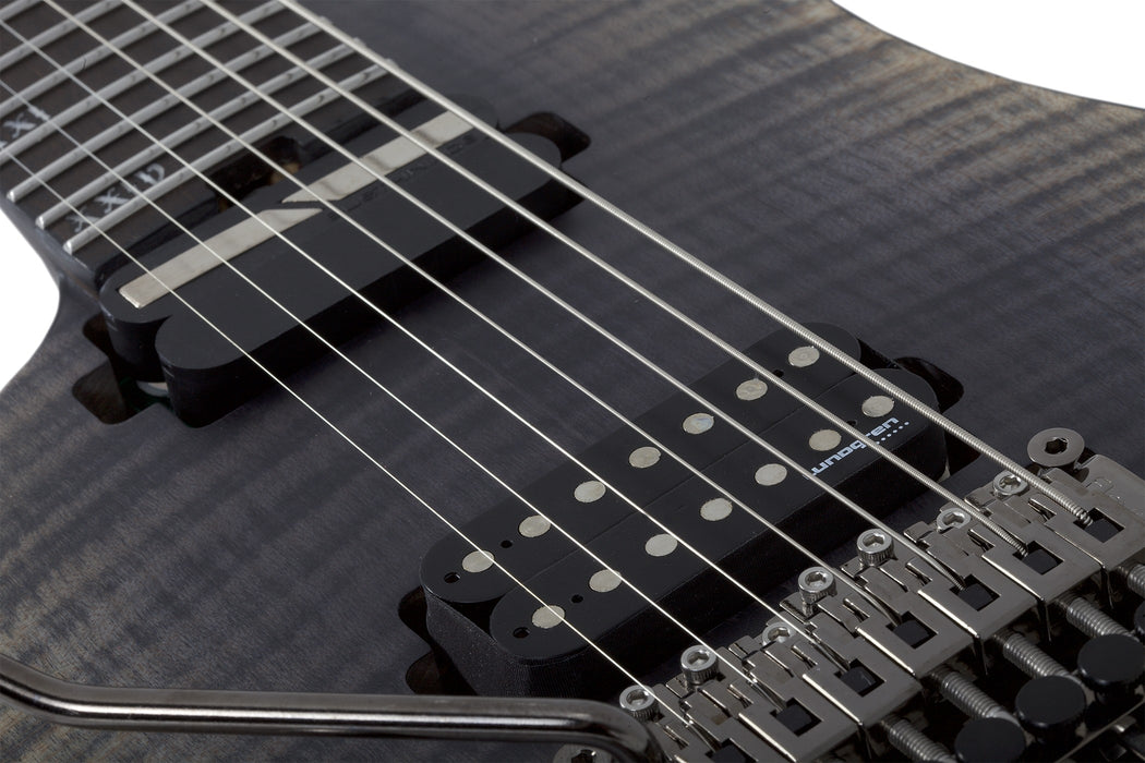 Schecter Banshee Mach-7 FR-S Left-Handed Electric Guitar - Fallout Burst