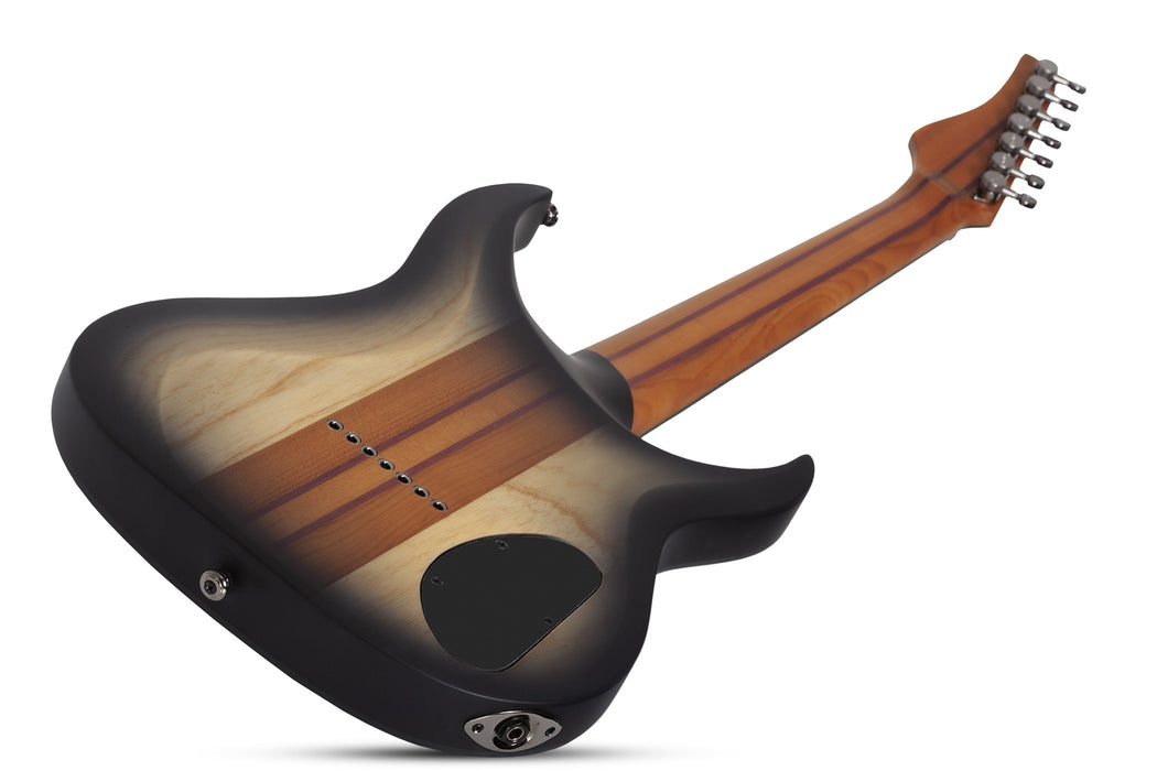 Schecter Banshee Mach-7 Left-Handed Electric Guitar - Fallout Burst