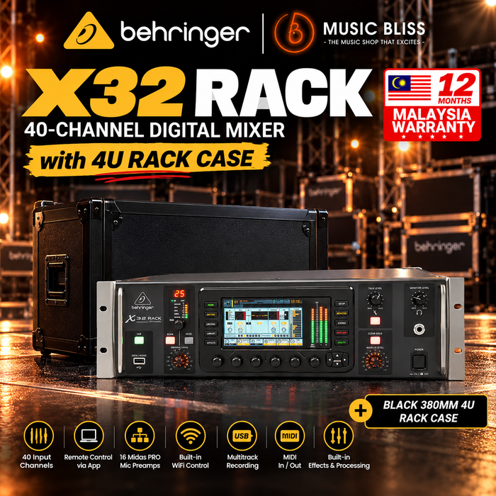 Behringer X32 RACK 40-channel Rackmount Digital Mixer