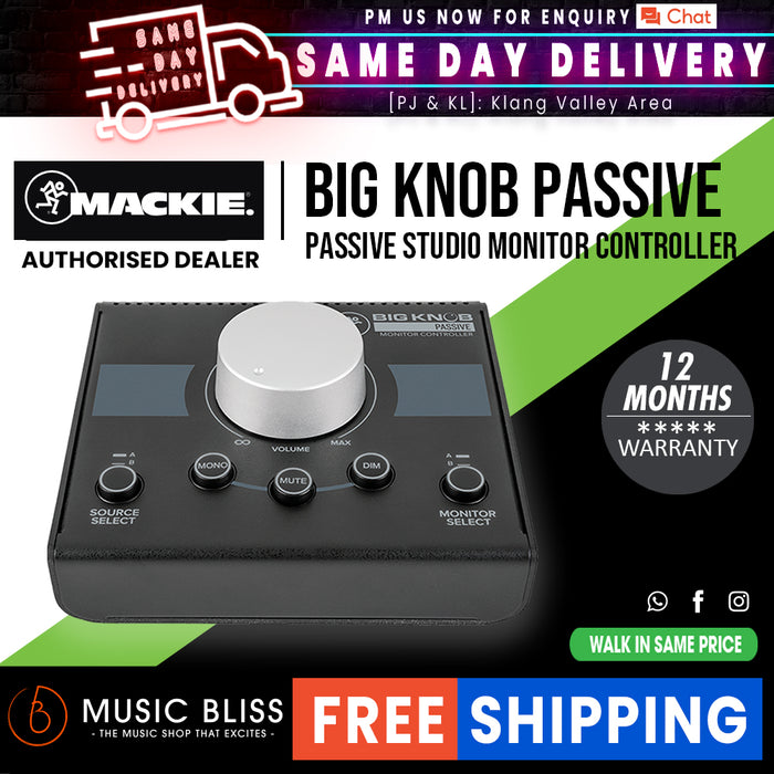 Categoria Studio/monitor Controller : MACKIE BIG KNOB PASSIVE Controller Passivo Per Studio - Foto 10