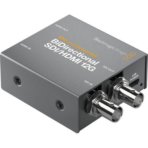 Blackmagic Design BiDirectional SDI/HDMI 12G Micro Converter with Power Supply