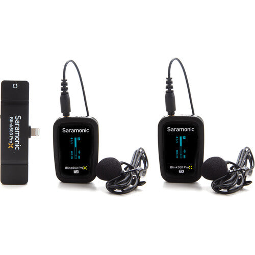 Saramonic Blink500 ProX B4 2.4GHz Dual Channel Wireless Microphone System - Music Bliss Malaysia