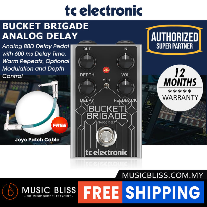 TC Electronic Bucket Brigade Analog Delay Pedal - Music Bliss Malaysia