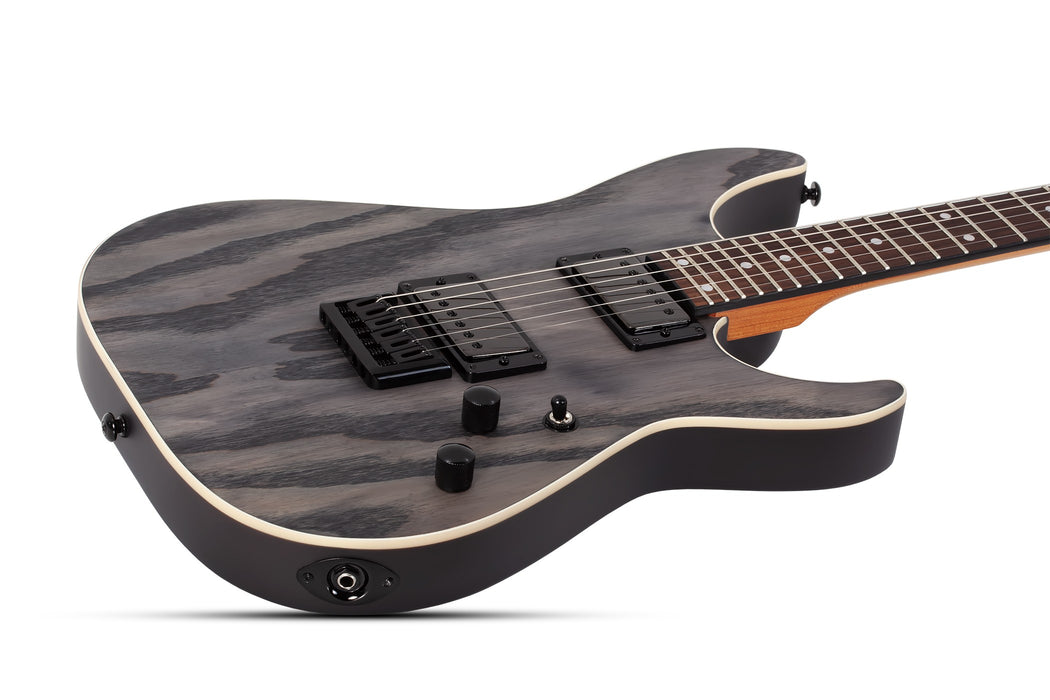 Schecter C-1 Standard Electric Guitar - Charcoal Satin